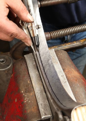 1940 Ford Coupe Sectioning Cowl Transfering Straight Edge