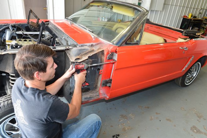 17 1965 Ford Mustang Door Assembly