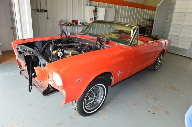 28 1965 Ford Mustang Adjusted Fender