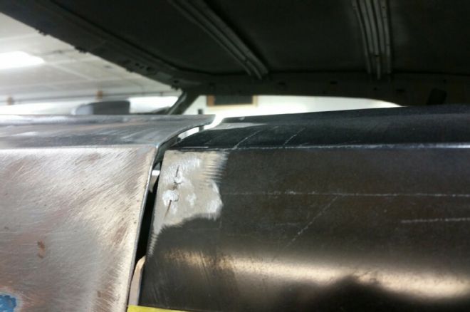 13 1969 Dodge Charger Aligning Drivers Door Closeup
