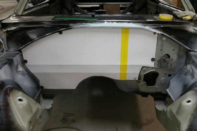 1969 Dodge Charger Firewall Template