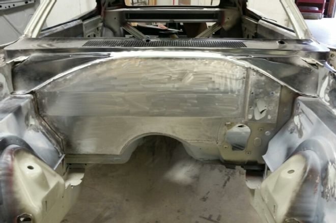 1969 Dodge Charger Firewall Scuffed