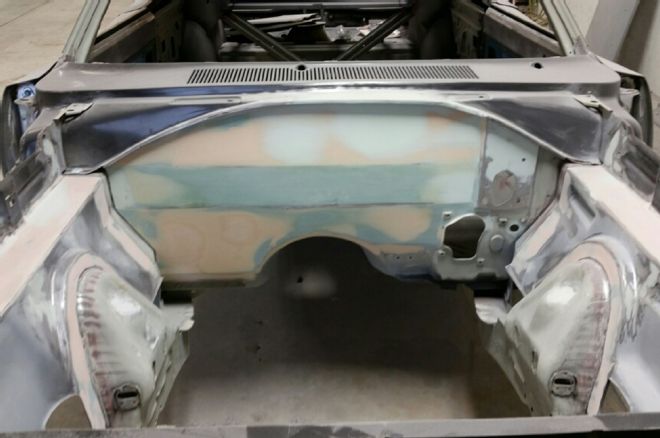 1969 Dodge Charger Firewall Finished Paint Ready