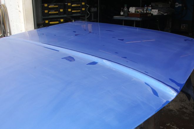 1961 Ford Sunliner Hood Prepped