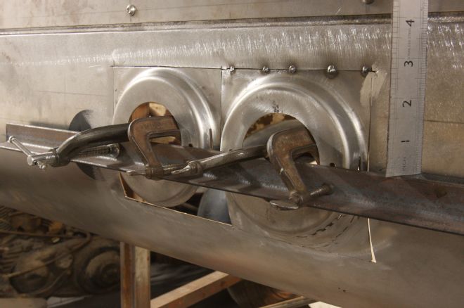 Custom Exhaust Outlets on a 1956 Ford F-100