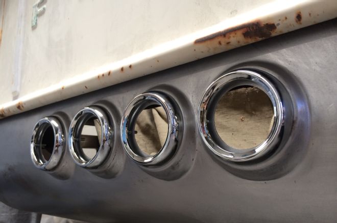 1956 Ford F 100 Finished Custom Exhaust Outlets