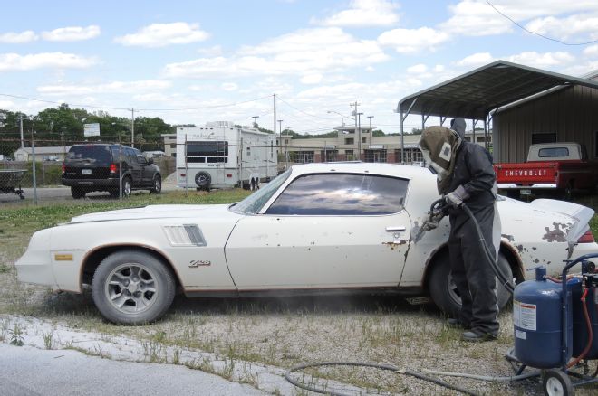 1978 Chevrolet Camaro Z28 Stripping Paint