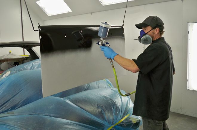 1978 Chevrolet Camaro Z28 Spraying With Eastwood 2k Urethane Primer