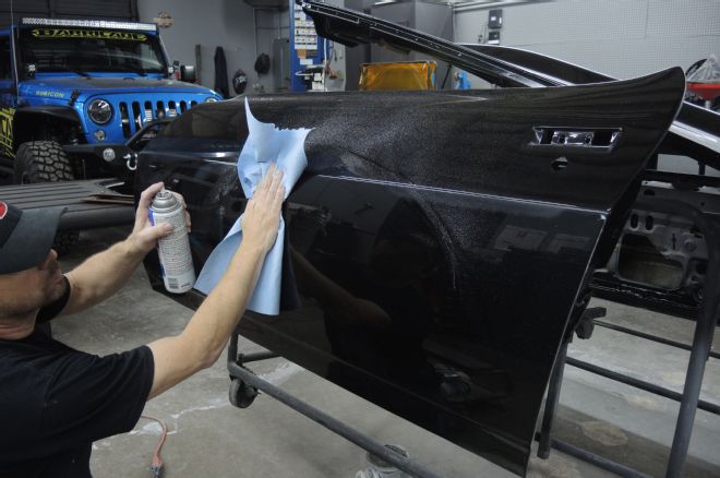 1978 Chevrolet Camaro Z28 Using Glass Cleaner To Remove Haze And Dust