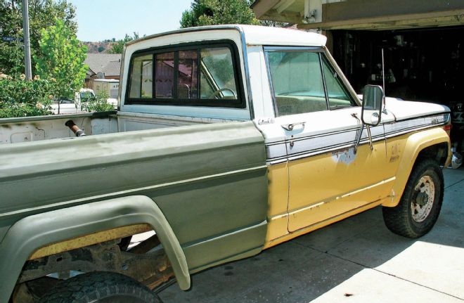 Jeep Bed Sprayed