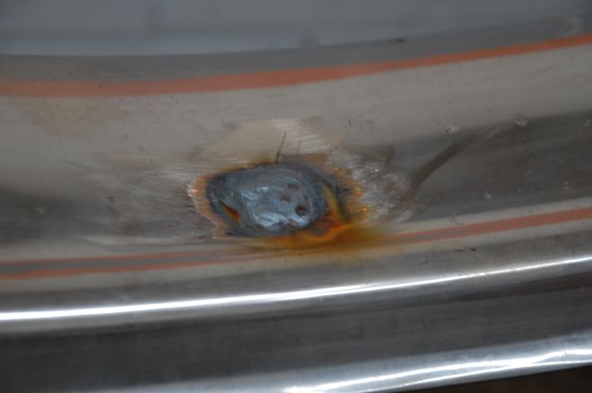 1956 Ford Custom Bumper Weld