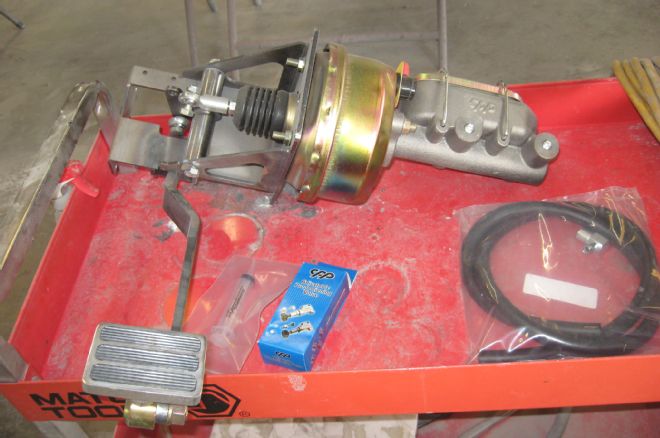1957 Chevy Convertible March Project Cpp Remote Brake Booster