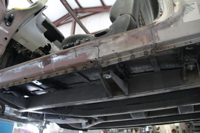 1957 Chevy Convertible March Project Underbody