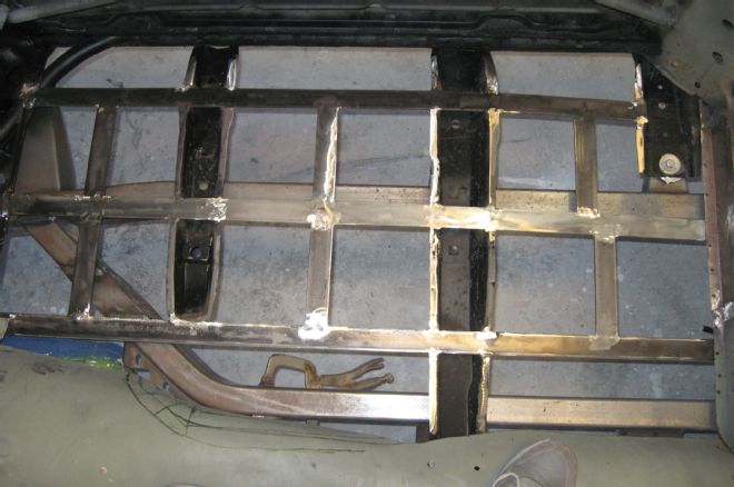 1957 Chevy Convertible March Project Floor Braces