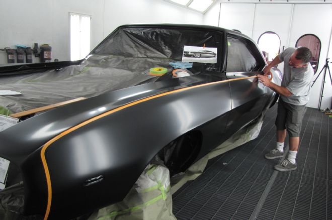 1969 Camaro Hockey Stick Stripes Masking 2