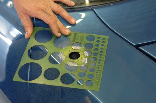 Camaro Sheetmetal Repair Measuring Hole