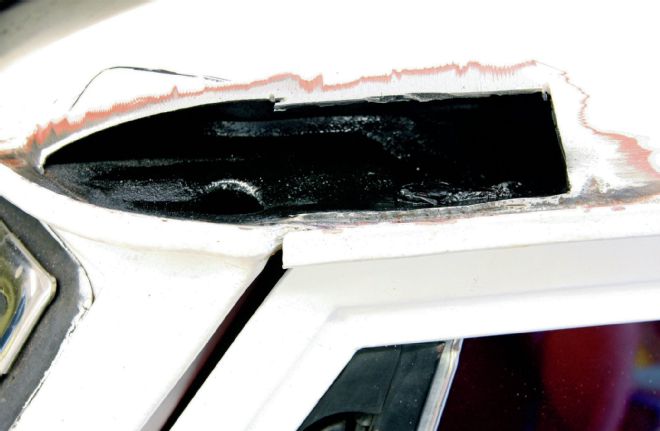 Chevrolet C10 Upper Roof Corner Inner Section Treated