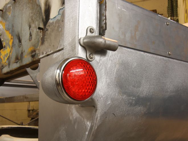Installing an 1956 Ford F-100 Pickup Bed Front Panel and 1937 Ford Taillights