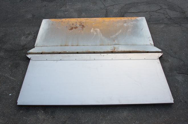 1956 Ford F 100 Original Front Panel Vs Reproduction