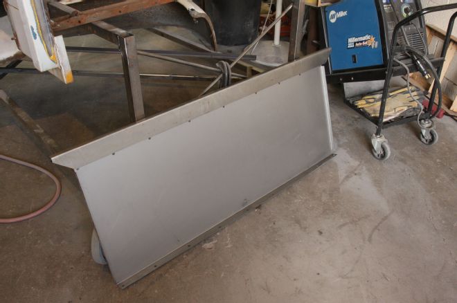 1956 Ford F 100 Front Panel Prior To Welding