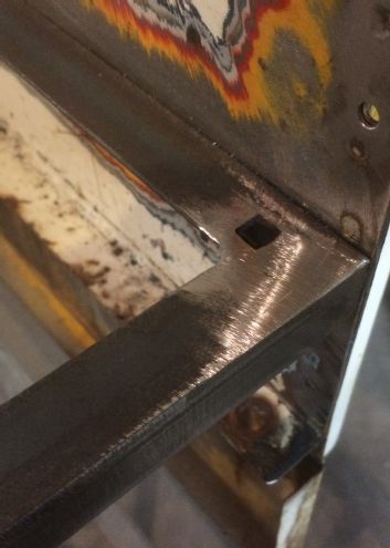 1956 Ford F 100 Dressed Frame Rail Welds