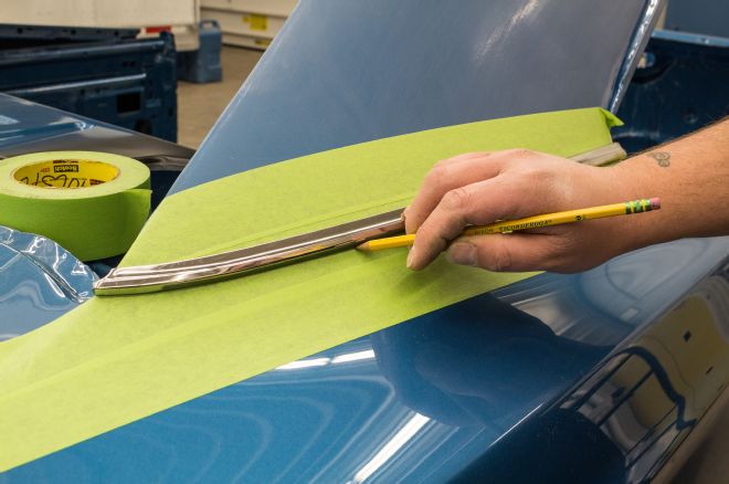 1969 Plymouth Roadrunner Vinyl Top Masking