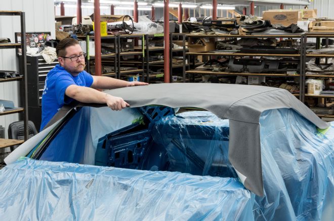 1969 Plymouth Roadrunner Vinyl Top Installation