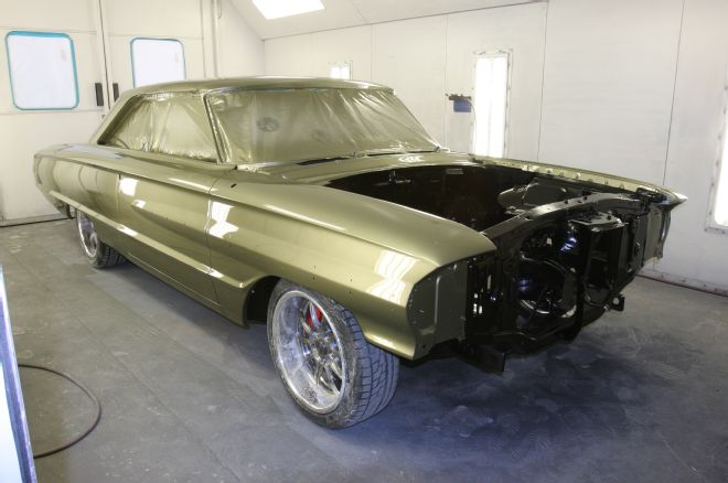 Ford Galaxie Paint Before Sanding And Polishing