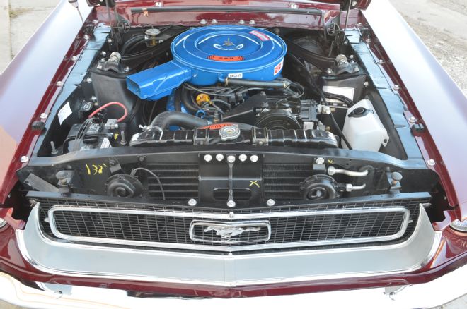 1968 Ford Mustang Convertible Project Engine Compartment After