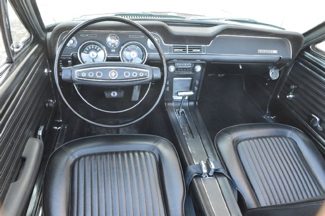 1968 Ford Mustang Convertible Project Interior After