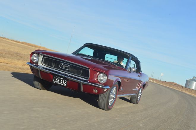 1968 Ford Mustang Convertible Project Front Quarter Low View