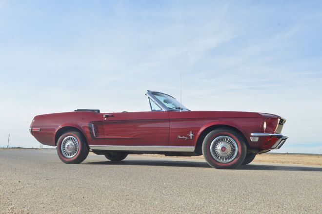 1968 Ford Mustang Convertible Project Side