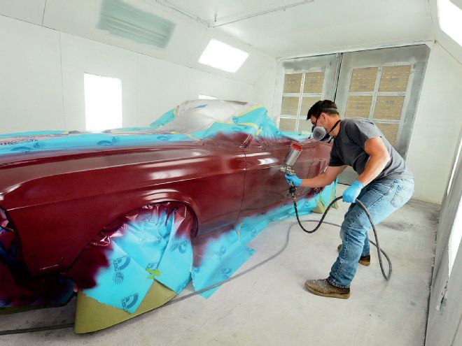 Project 1968 Ford Mustang Get Professional Paintjob to Fix Color Mismatch