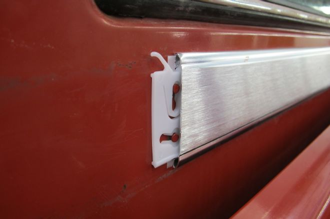 1985 Chevrolet C10 New Side Trim Cut To Length And Applied