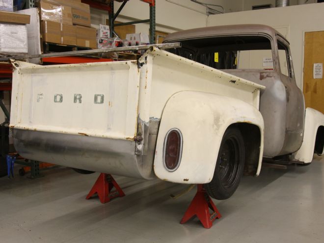Installing a Roll Pan on a 1956 Ford F-100