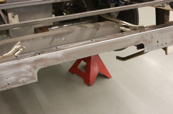 1956 Ford F 100 Removed Section Of Rear Crossmember