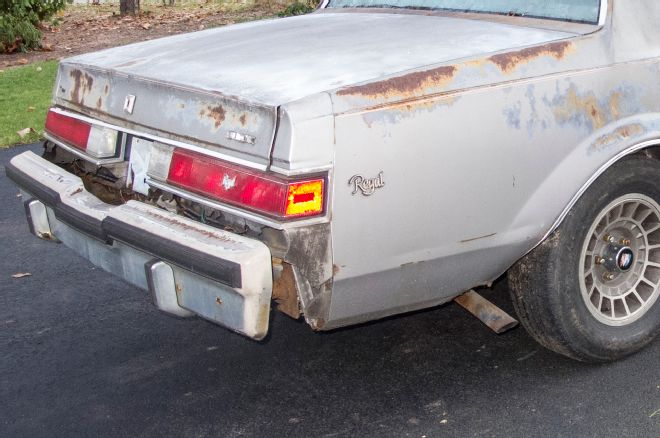 1983 Buick Regal Rusted Rear End
