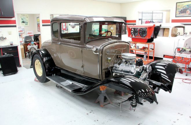 Ford Model A Body Dropped On Chassis And Engine