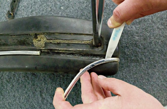 Headrest Removing Chrome Trim