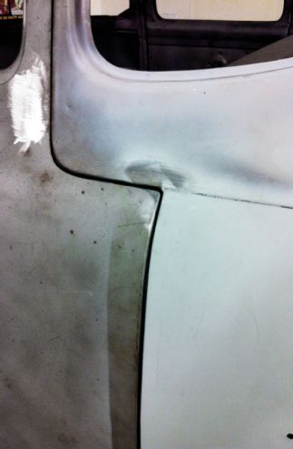 Ford F 100 Door Filled Cowl Seam