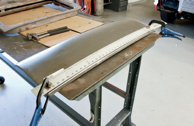 Ford F 100 Door Original Skin Straight Edge Clamped