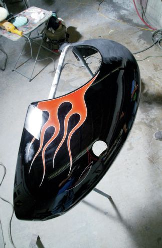 1940 Ford Coupe Rear Fender Dried Valspar Clearcoat