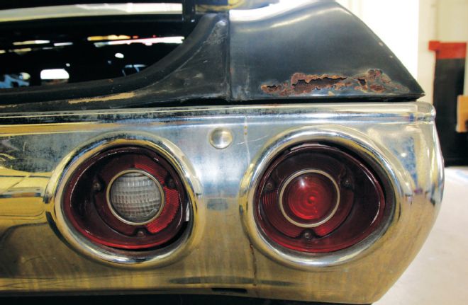 1972 Chevrolet Chevelle Rusted Through Right Quarter Panel