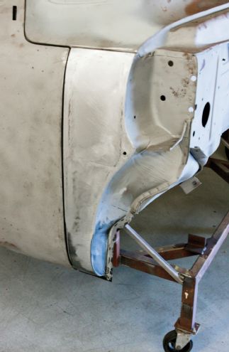 1956 Ford F 100 Ground Welds A Pillar