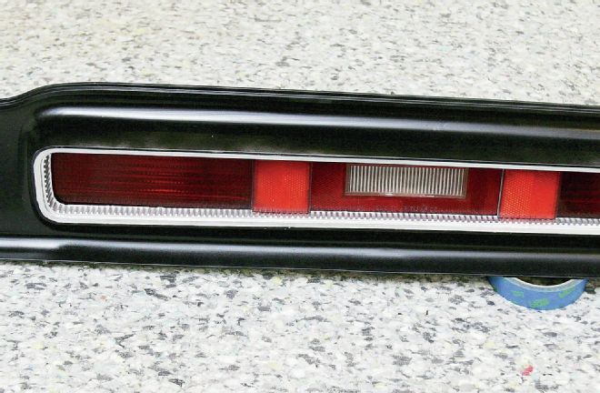 1971 Dodge Challenger Restored Taillamps Rear Bezel