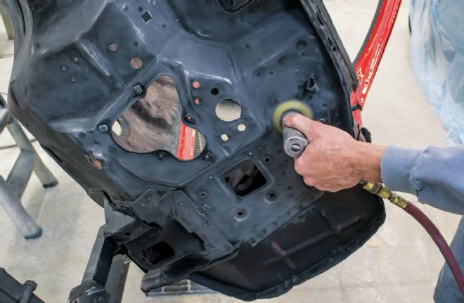 1970 Chevrolet Chevelle Ss Undercarriage Scuffed 180 Grit Sandpaper