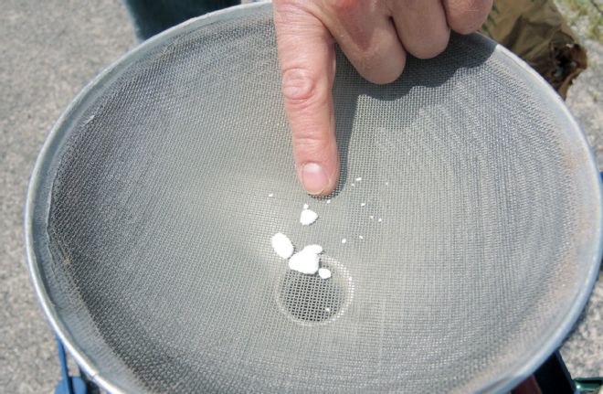 Funnel Strainer Lumps Debris