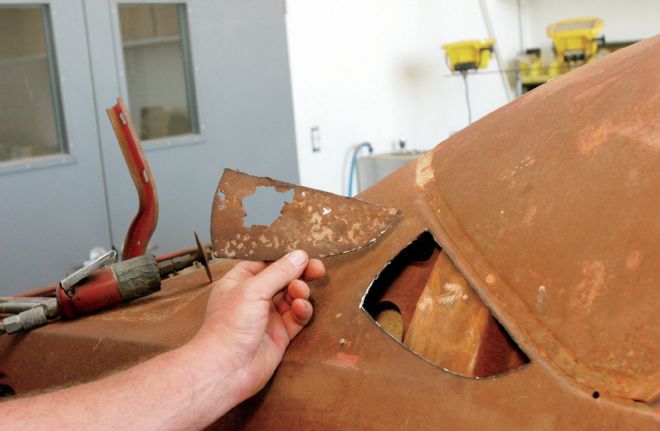1971 Dodge Challenger R T Removed Rusted Section