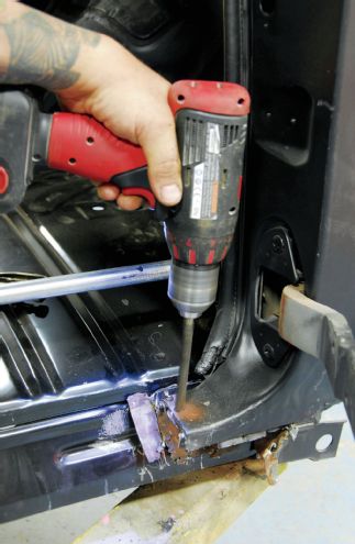 Drilling Out Factory Welds
