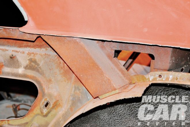 1966 Chevrolet Chevelle Basic Rust Repair Brace Joining Original Outer Wheelhouse
